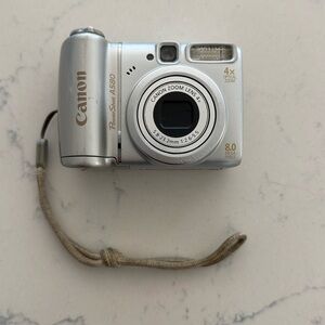 Canon PowerShot A580 Ai AF Digital Camera 8.0 Megapixel 4x Optical Zoom Worker